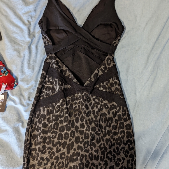 Moda International Cheetah Print Mini Dress - Picture 2 of 6